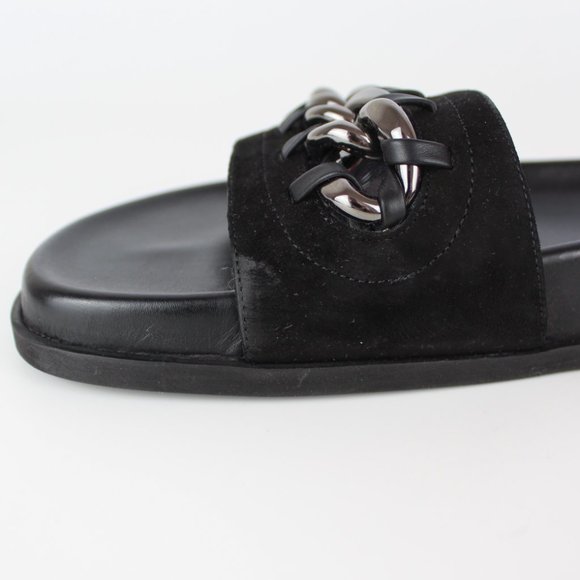 NEW VALENTINO GARAVANI Chain Slide Sandal - Picture 9 of 16